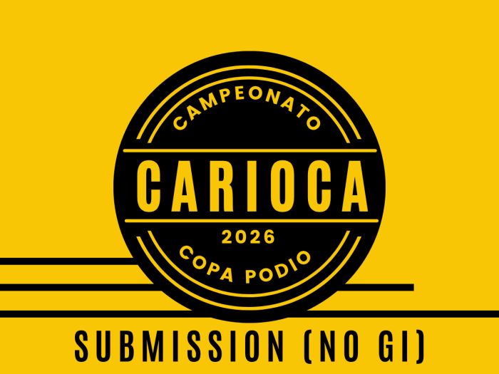Campeonato Carioca Submission (NO GI) 2026 - Oficial Copa Podio 