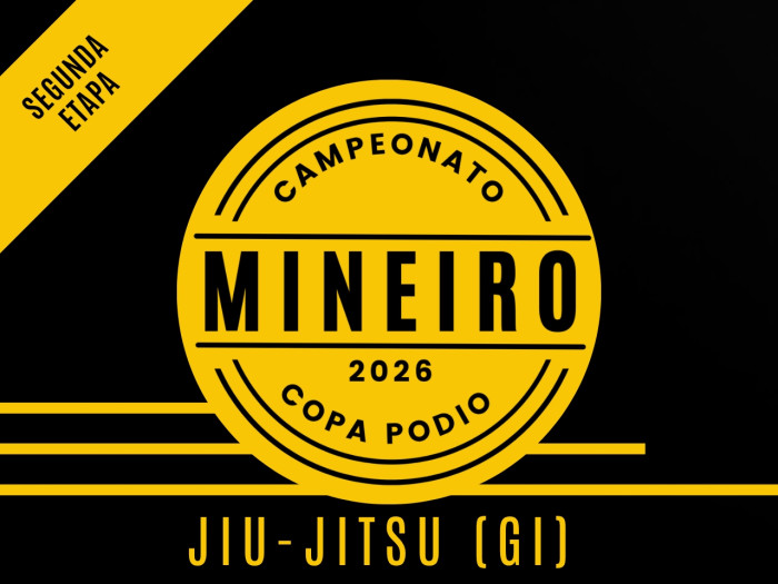 Campeonato Mineiro 2026 Jiu-jitsu (GI) - Segunda Etapa - Oficial Copa Podio