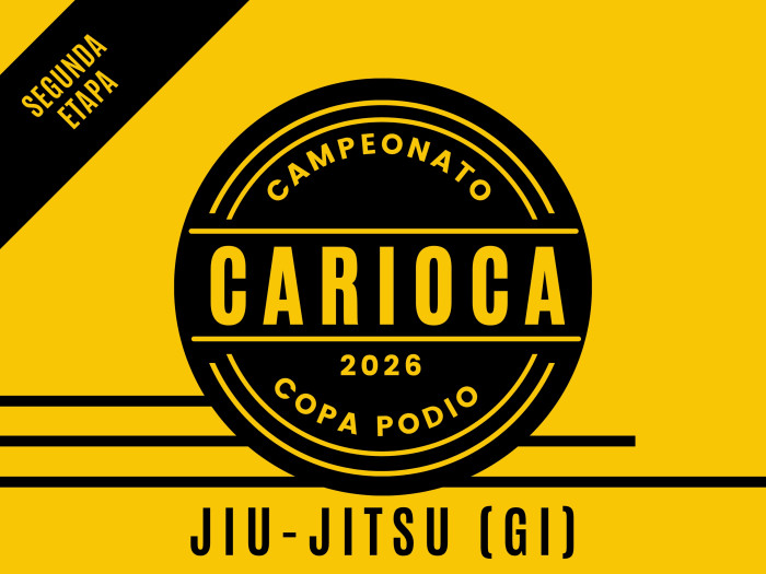 Campeonato Carioca 2026 Jiu-jitsu (GI) - Segunda Etapa - Oficial Copa Podio