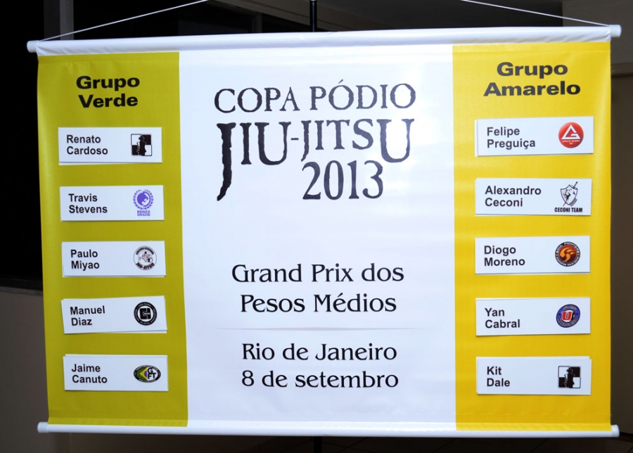 Sorte sela o destino dos 10 gladiadores na fase de grupos do Grand Prix dos Pesos Médios.