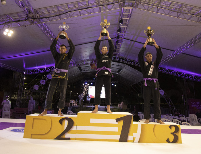 Leo Ferreira (RS), Wesley Salgas (CE) e Leon Mendonça (PR) brilharam nos Purple Games 2022